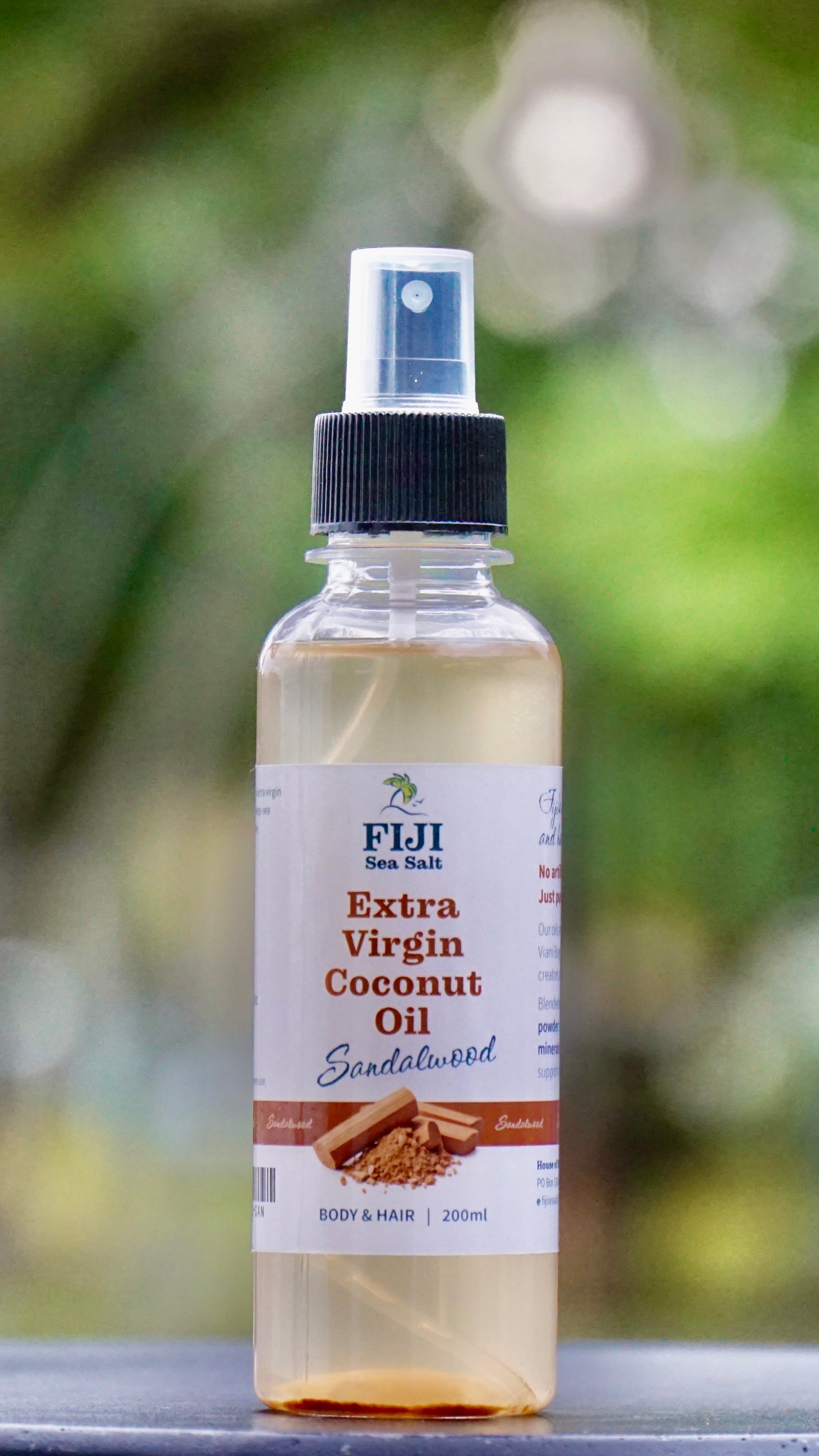 Extra Virgin Coconut Oil -Sandalwood Oil (200ml)
